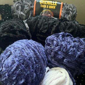 Chenille Thick & Quick Yarn Bundle